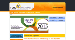 Desktop Screenshot of fundphilippines.com