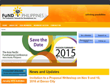 Tablet Screenshot of fundphilippines.com